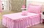 Kit Colcha Solteiro Infantil Princesa Rosa 03 peças - Imagem 2