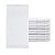 Kit com 12 Toalha Social Franjinha 23cm x 39cm Branco - Imagem 3