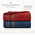 Kit 02 Toalhas de Banho Avulsas Bloom Vermelho e Azul - Imagem 2