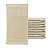 Kit com 12 Toalha Social Franjinha 23cm x 39cm Bege Capuccino - Imagem 2