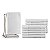 Kit 12 toalhas Bellarte Social Para Lavabo Branco - Imagem 1