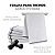 KIT TOALHA FITNESS 6 PEÇAS - Cor:Branco - Imagem 1
