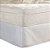 Saia Para Box de Colchão King 1 Peça Matelada 100% Poliéster - Branco - Imagem 2