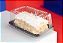 Embalagem para mini torta, bolo em fatia Galvanotek G 62M - 10 unidades (BASE PRETA) - Imagem 1
