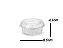 Embalagem para um doce redondo 170ML Galvanotek G 640 - 25 unidades - Imagem 1