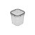 Pote Quadrado com Lacre 500ml - 10 unidades - Imagem 2
