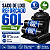 Saco de Lixo Preto Reforçado 60L - 5kg - Imagem 1