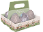 CESTA PORTA OVOS COM ALÇA 6X50G COELHINHO ENCANTADO - 1 UNIDADE - 7,5X15X15,5 - Imagem 1