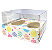 Caixa Ovo 50G Duplo  Branca Com estampa 11x12,7x7,5 -  1 unidade - Imagem 1