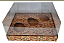CAIXA OVO TRIO DE 50 A 80G - 20 x 17 x 6,5 cm | Cavidade: 5 x 7 cm -ESTAMPA BRANCA- 1 UNIDADE - Imagem 1