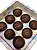 Caixa Base Brigadeiro - N2 (13cm x13cm x4cm) - 1 unidade Branca Estampada - Assk - Imagem 2