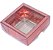 Caixa para 4 doces com berço 7,7x7,7x3 Rosê Texturizado - 10 Unidades - Imagem 1