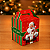 Maleta Para Mini Panetone Feliz Natal - 1 Unidade - Imagem 1
