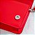 Bolsa Transversal Matelassê - Cor Vermelho, Couro Sintético - Modelo Lisboa - Imagem 4