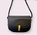 Bolsa Transversal Arredondado - Cor Preto, Couro Sintético - Modelo Pequim - Imagem 1