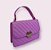 Bolsa Transversal Matelassê - Cor Rosa, Couro Sintético - Modelo Paris - Imagem 2
