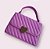 Bolsa Transversal Matelassê - Cor Rosa, Couro Sintético - Modelo Paris - Imagem 1