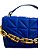 Bolsa Transversal Matelassê - Cor Azul, Couro Sintético - Modelo Ibiza - Imagem 2