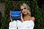 Bolsa Transversal Matelassê - Cor Azul, Couro Sintético - Modelo Ibiza - Imagem 5