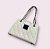 Bolsa Tiracolo Matelassê - Cor Branco Pérola, Couro Sintético - Modelo Malta - Imagem 1