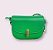 Bolsa Transversal Arredondado - Cor Verde, Couro Sintético - Modelo Pequim - Imagem 1