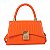 Bolsa Transversal - Cor Laranja, Verniz Texturizado - Modelo Sophia - Imagem 1
