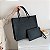 Bolsa Tiracolo - Cor Preto, Tecido Aveludado - Modelo Helena - Imagem 2