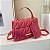Bolsa Tiracolo Matelassê - Cor Rosa, Couro Sintético - Modelo Georgia - Imagem 1