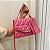 Bolsa Tiracolo Matelassê - Cor Rosa, Couro Sintético - Modelo Georgia - Imagem 3