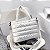Bolsa Tote Puffer - Cor Branco, Poliéster - Modelo Hannah - Imagem 2