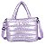 Bolsa Tote Puffer - Cor Lilás, Poliéster - Modelo Hannah - Imagem 1