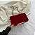 Bolsa Tiracolo - Cor Vermelho, Tecido Aveludado - Modelo Mia - Imagem 1