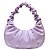 Bolsa Baguette Pregueada - Cor Lilás, Couro Sintético - Modelo Vicky - Imagem 2