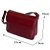 Bolsa quadrada envernizada - Cor Cherry red, Couro Sintético - Modelo Sammy - Imagem 3