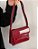 Bolsa quadrada envernizada - Cor Cherry red, Couro Sintético - Modelo Sammy - Imagem 6