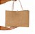 Bolsa Tecido Rústico Média - Cor Bege - Modelo Ellie - Imagem 1