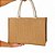 Bolsa Tecido Rústico Grande - Cor Bege - Modelo Ellie - Imagem 1