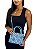 Bolsa Quadrada Denim Franjada - Cor Azul, Couro Sintético - Modelo Luna - Imagem 4