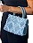 Bolsa Quadrada Denim Franjada - Cor Azul, Couro Sintético - Modelo Luna - Imagem 6