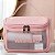 Necessaire Washbag - Cor rosa, PVC - Modelo Lola - Imagem 3