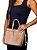 Bolsa Tote - Cor bege, Couro Sintético - Modelo Olga - Imagem 3