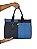 Bolsa Tote Denim - Cor preto, Jeans - Modelo Dalila - Imagem 1