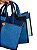 Bolsa Tote Denim - Cor azul escuro, Jeans - Modelo Dalila - Imagem 4