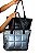 Bolsa Tote Puffer - Cor Prata, Poliéster - Modelo Sarah - Imagem 2