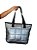 Bolsa Tote Puffer - Cor Prata, Poliéster - Modelo Sarah - Imagem 1