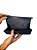 Bolsa de festa Clutch - Cor Preto, Couro Sintético brilhante - Modelo Lara - Imagem 3