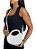 Bolsa Transversal com textura- Cor Branco, Couro Sintético - Modelo Maitê - Imagem 5
