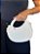 Bolsa Transversal com textura- Cor Branco, Couro Sintético - Modelo Maitê - Imagem 7