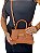 Bolsa Tiracolo Transversal Croco - Cor Marrom, Couro Sintético - Modelo Cecilia - Imagem 8