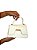 Bolsa Tiracolo Transversal Croco - Cor Bege, Couro Sintético - Modelo Cecilia - Imagem 1